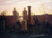 Caspar David Friedrich Kegelgens Grab oil